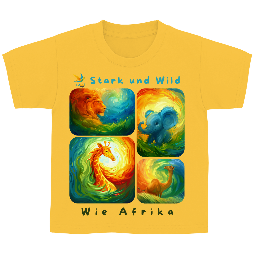 Kinder T-Shirt "Stark und Wild wie Afrika"