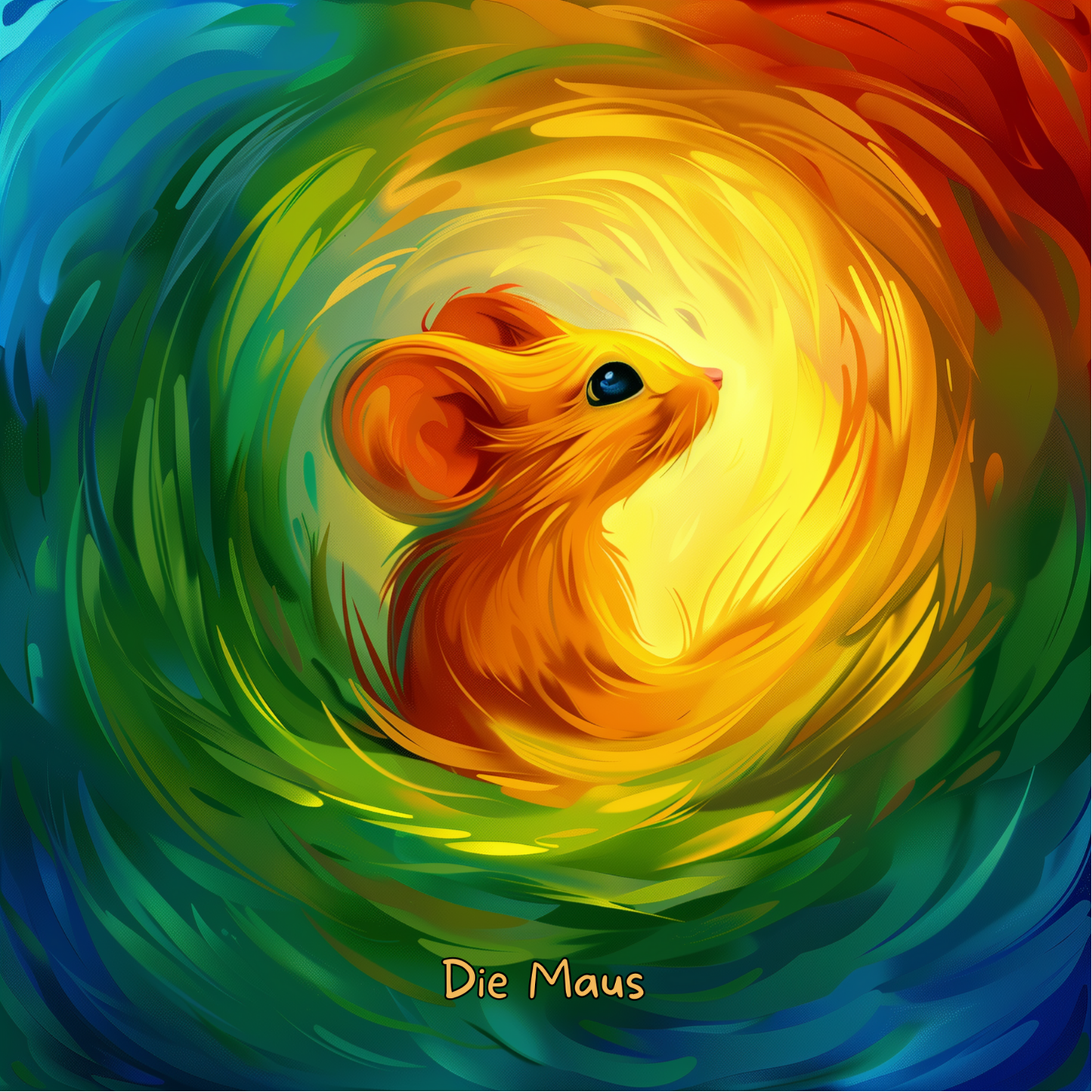 Kinderyogamatte Maus + Kinderyogakarten Set